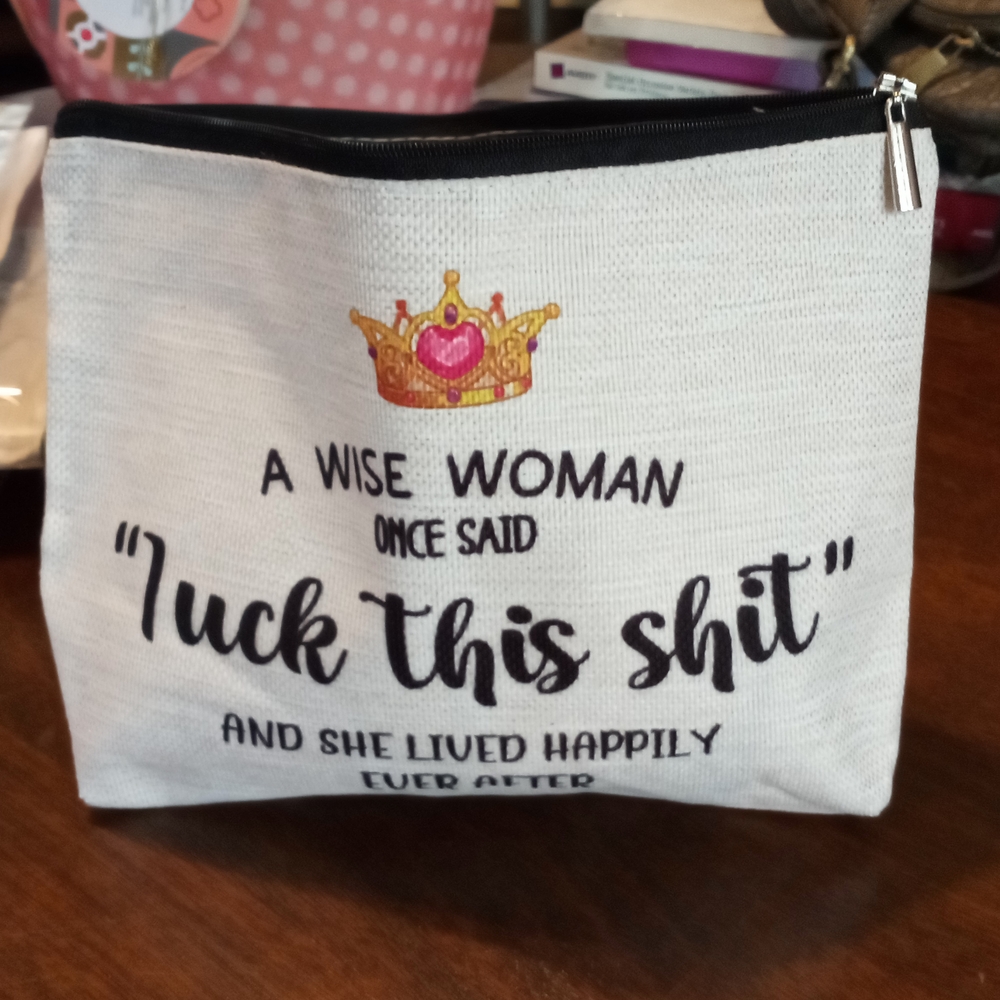 Luck this Shit Cosmetics Bag
